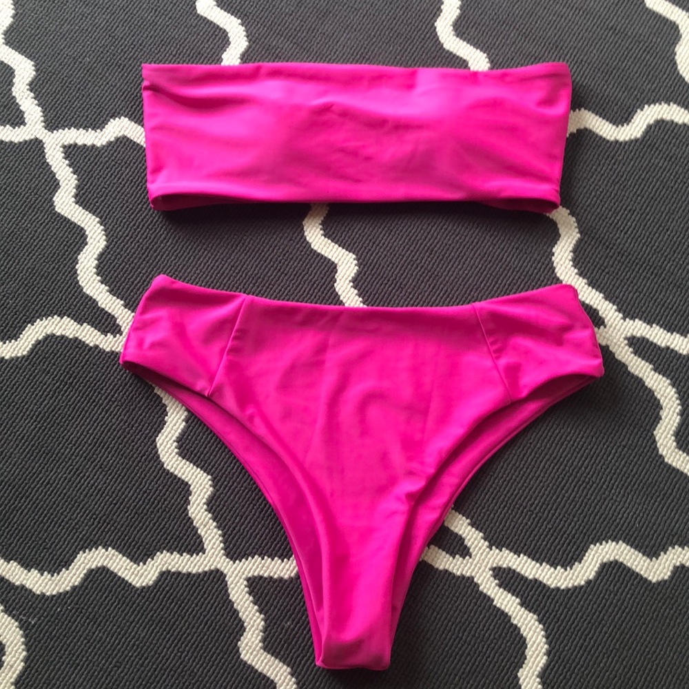 NEW! Pink 2 piece swim suit